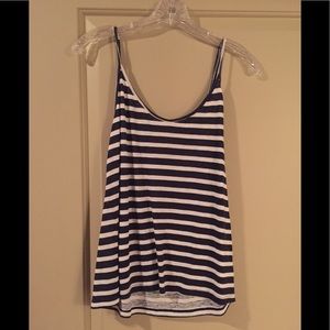Navy Striped Monrow Tank